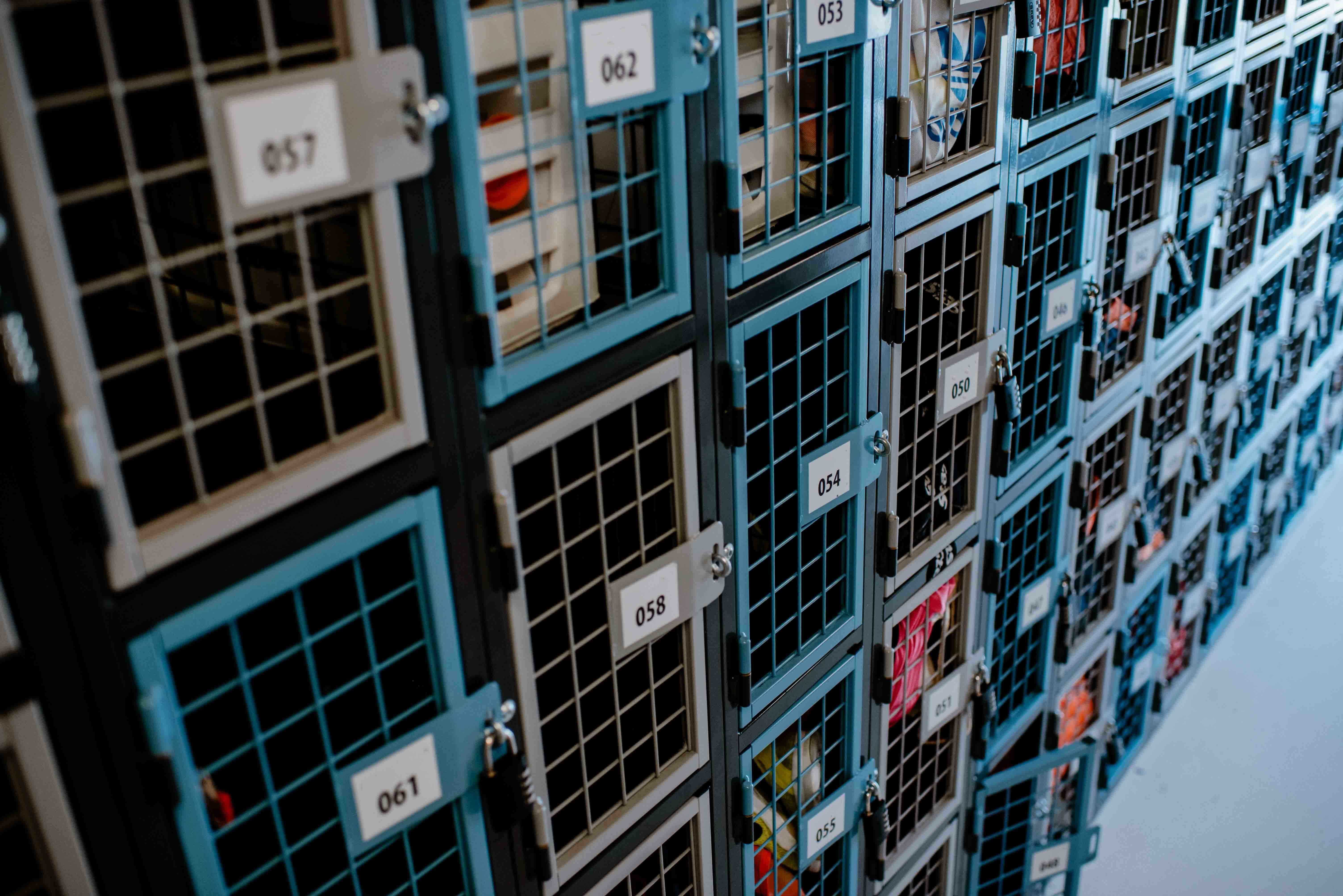 Gaaslockers kleine afmeting modulair