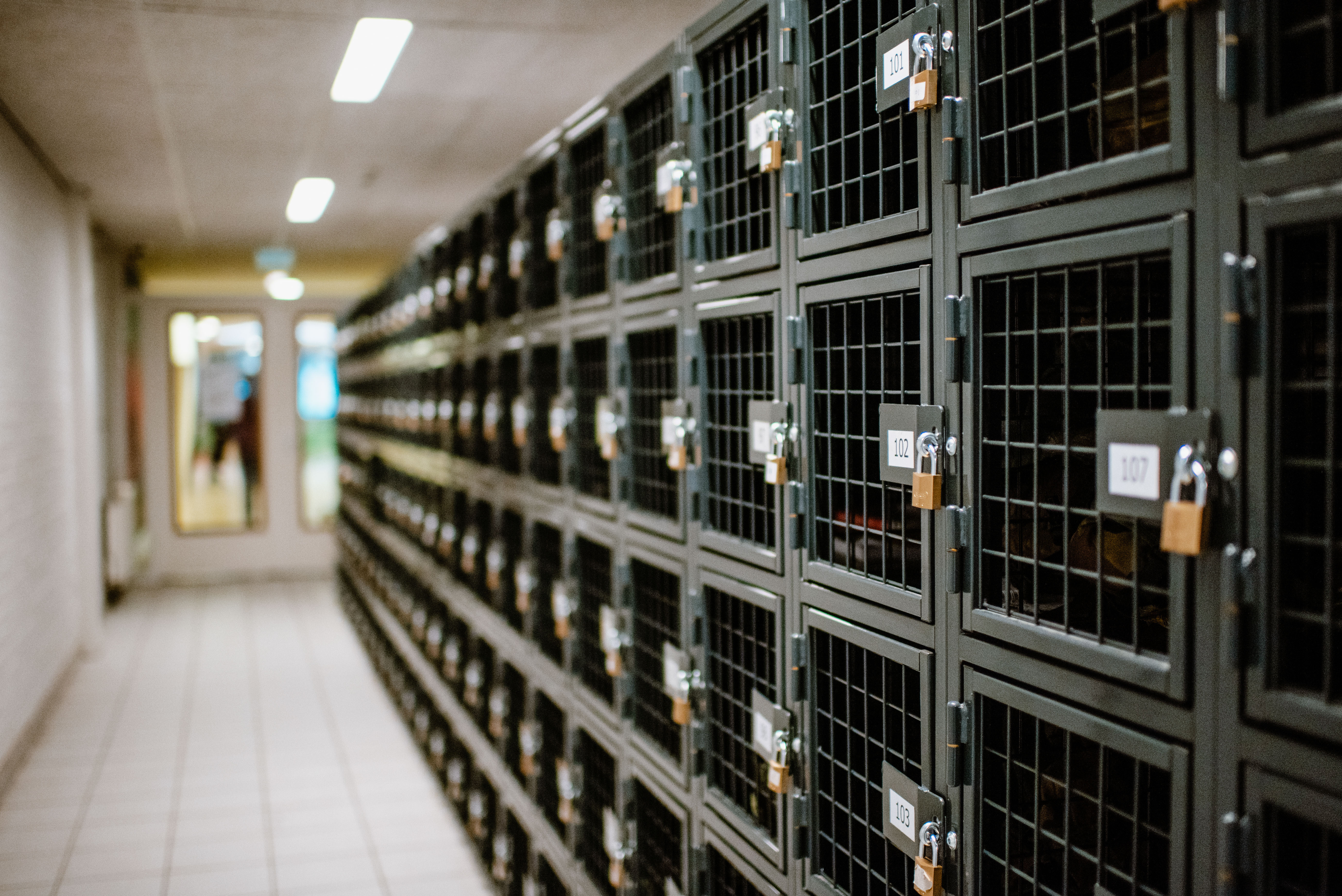 Lockers voor studenten transparantie