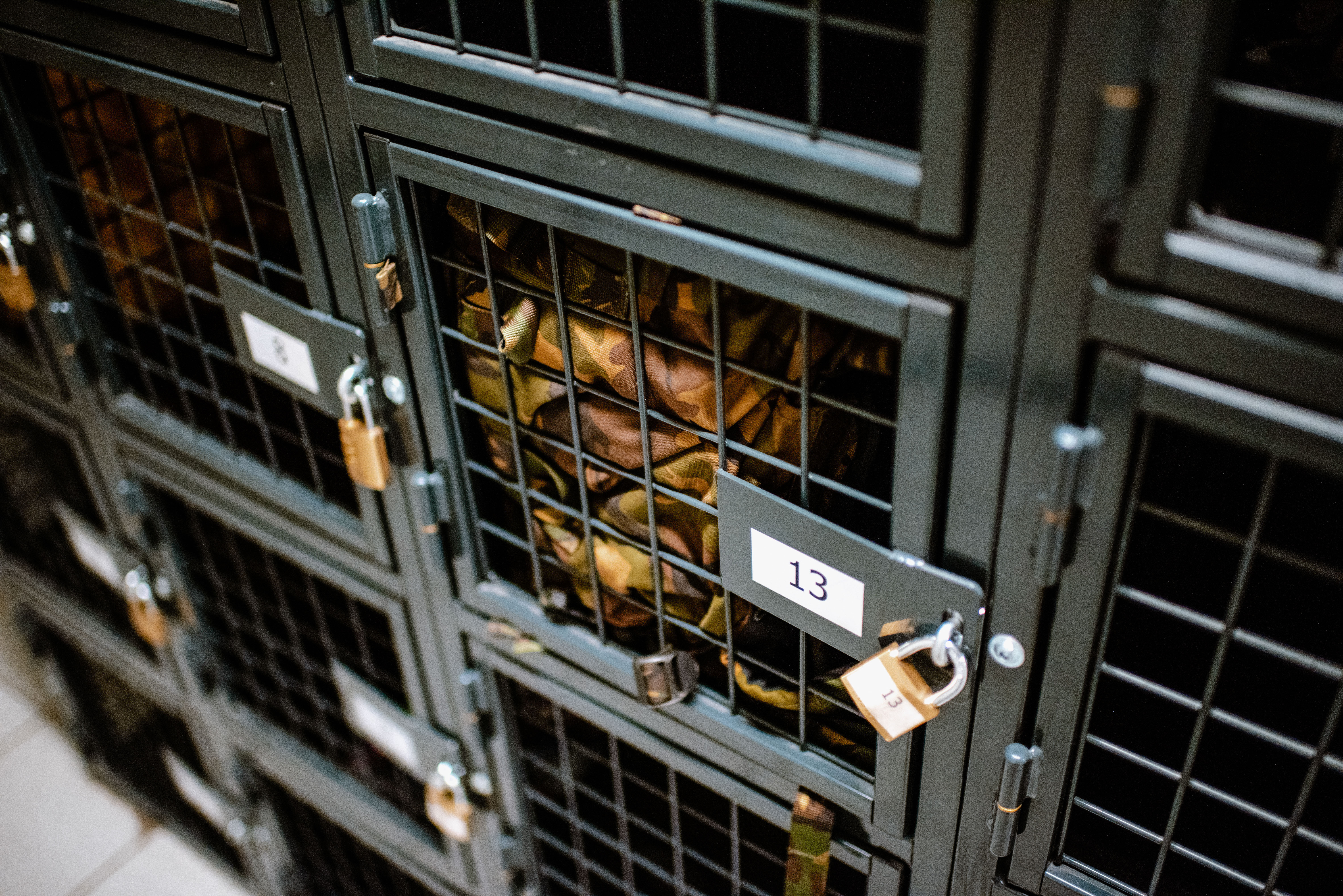 Gaaslocker landmacht opbergen slot