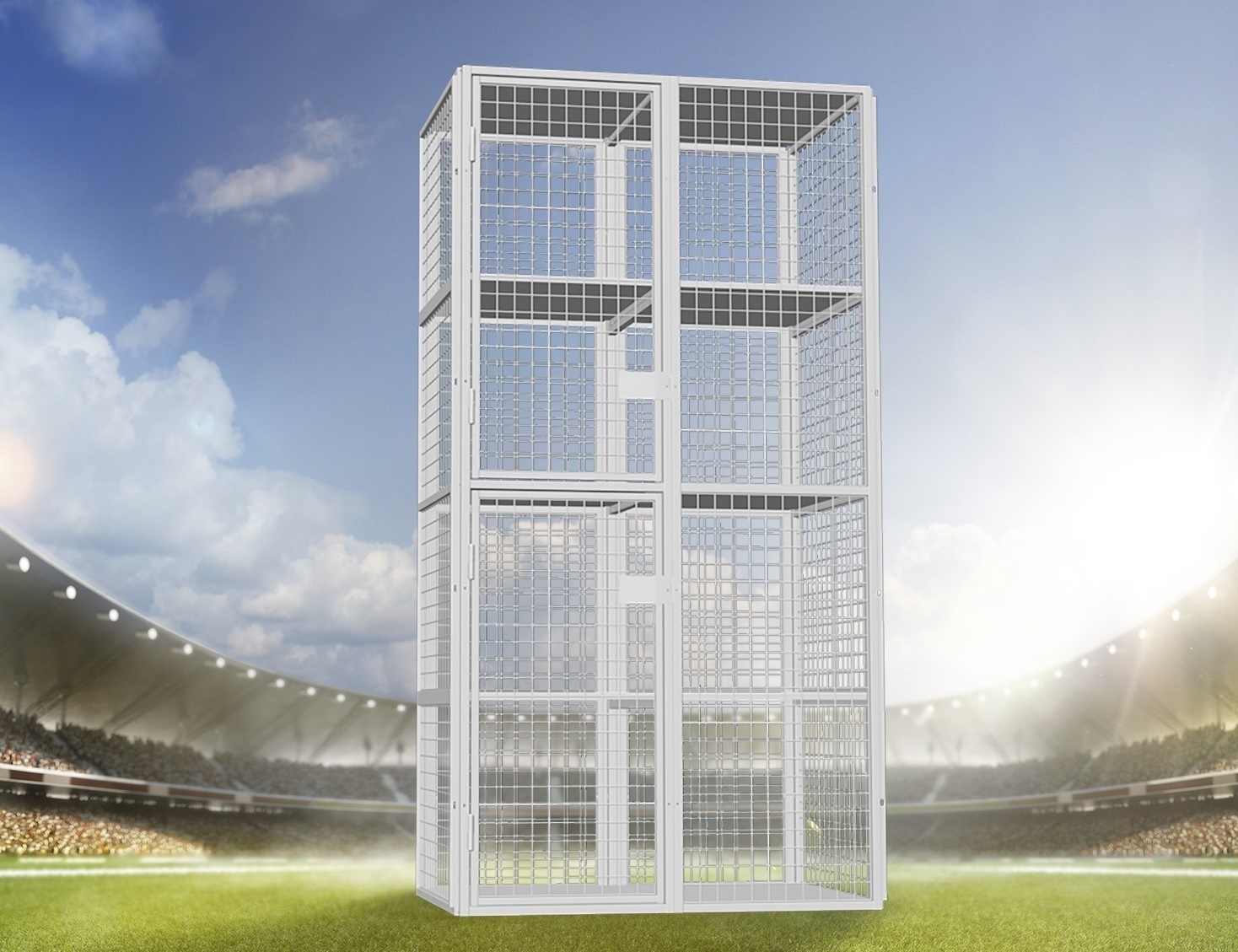 Teamlocker Stadion Wit