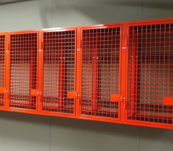 Vrijhangende lockers sport Vrijhangende lockers sport